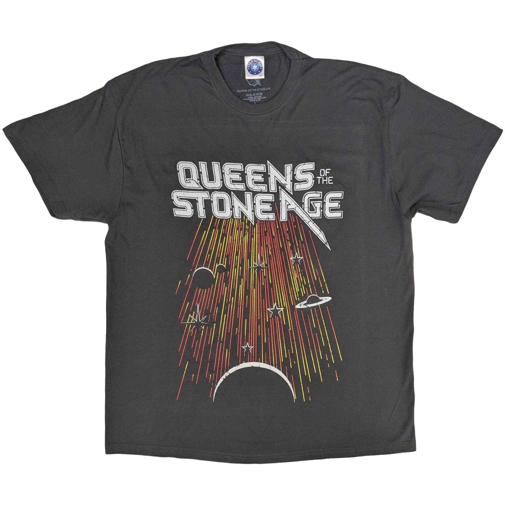 Queens Of The Stone Age - Meteor Shower Heren Tshirt - Grijs